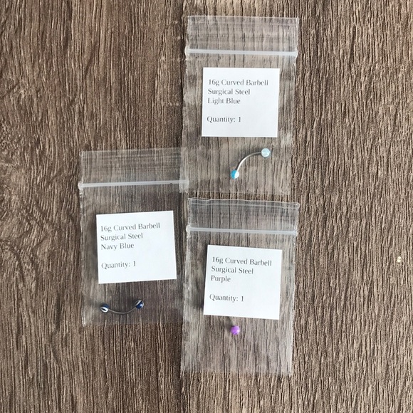 16g curved barbell - Picture 3 of 3